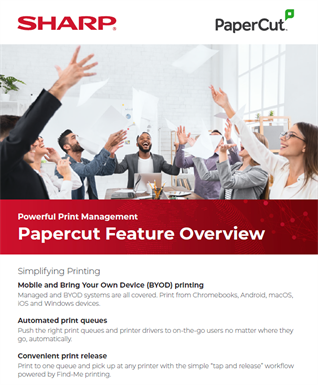 Print Management: PaperCut Feature Overview